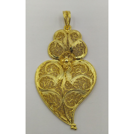 MEDALHA FILIGRANA PRATA DOURADA MEDALHA FILIGRANA PRATA DOURADA