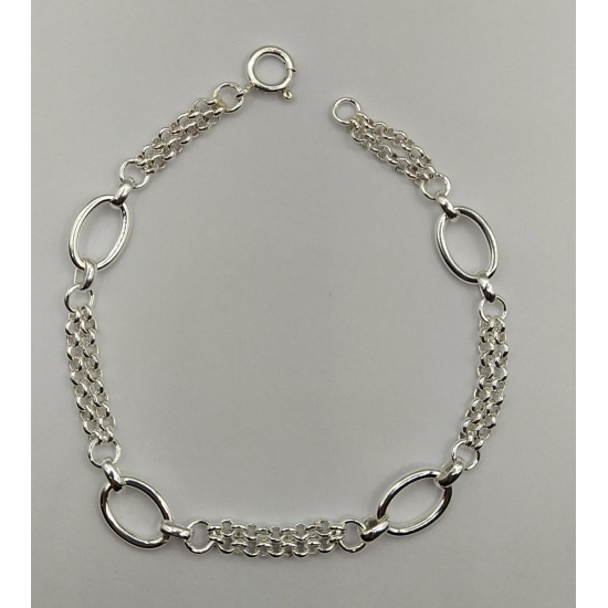 PULSEIRA PRATA RODEADA SENHORA PULSEIRA PRATA RODEADA SENHORA