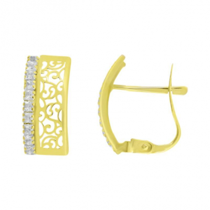 Brincos Ouro Amarelo 9k Brincos Ouro Amarelo 9k