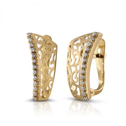 Brincos Ouro Amarelo 9k Brincos Ouro Amarelo 9k