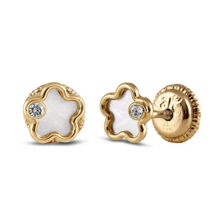 BRINCOS OURO AMARELO 19K CRIANÇA BRINCOS OURO AMARELO 19K CRIANÇA