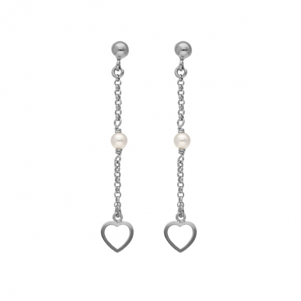 BRINCOS PRATA VICTORIA CRUZ ''ME ENAMORA''