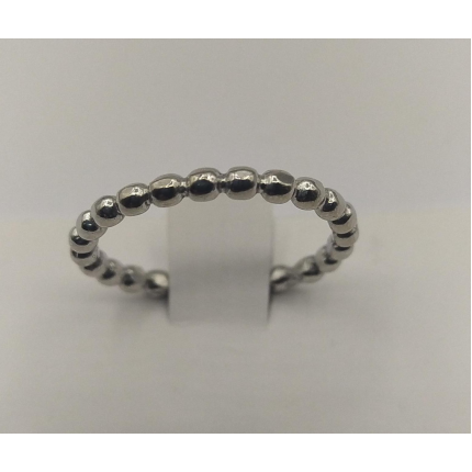 ALIANÇA PRATA RODEADA