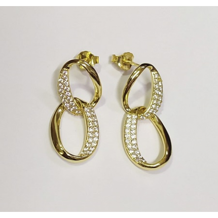 BRINCOS PRATA RODEADA OU DOURADA BRINCOS PRATA RODEADA OU DOURADA