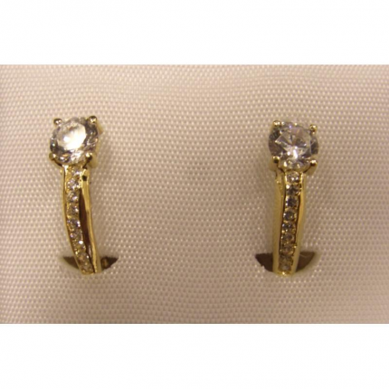 BRINCOS OURO AMARELO 19K