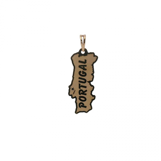 MEDALHA OURO AMARELO 9K
