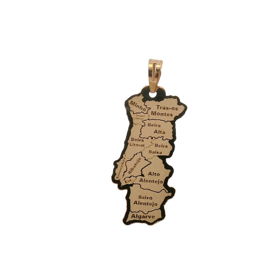 MEDALHA OURO AMARELO 9K