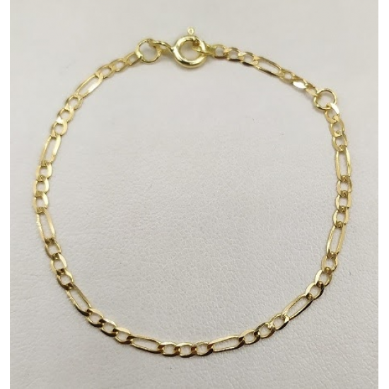 PULSEIRA OURO AMARELO 19K CRIANÇA