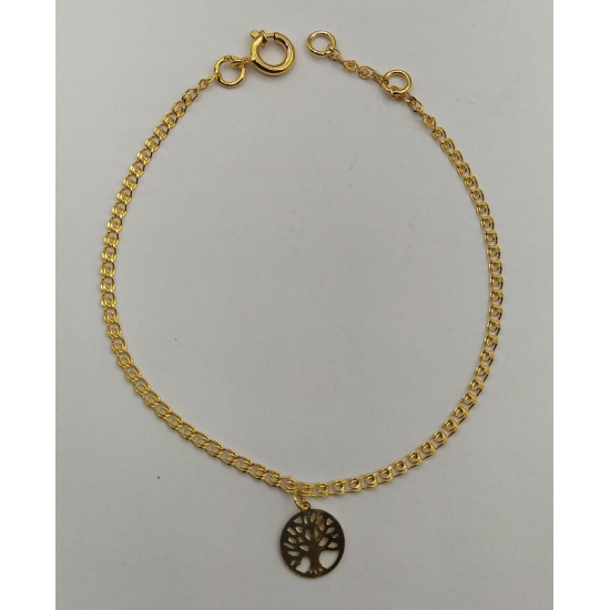 PULSEIRA OURO AMARELO 9K CRIANÇA