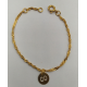 PULSEIRA OURO AMARELO 9K CRIANÇA