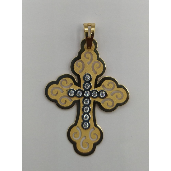 CRUZ OURO AMARELO 19K