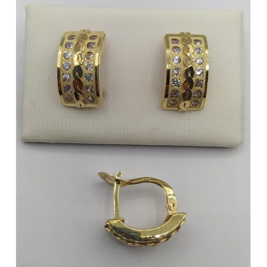 BRINCOS OURO AMARELO 9K