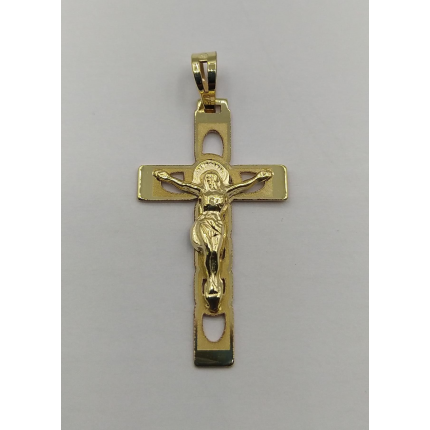 CRUCIFIXO OURO AMARELO 9K CRUCIFIXO OURO AMARELO 9K