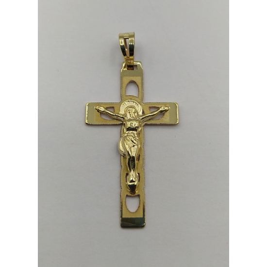 CRUCIFIXO OURO AMARELO 9K