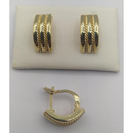 BRINCOS OURO AMARELO 9K