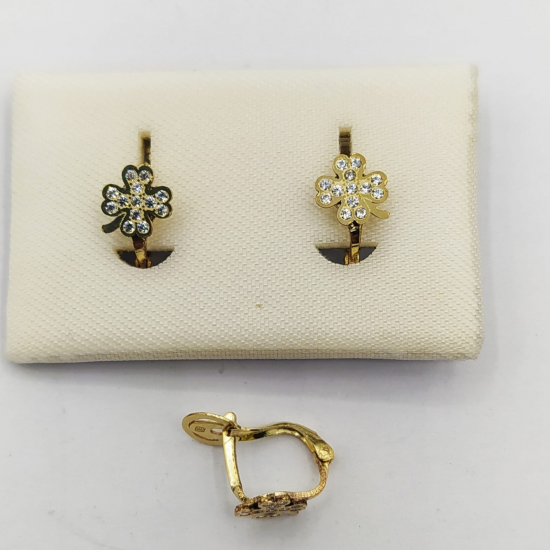 BRINCOS OURO AMARELO 9K