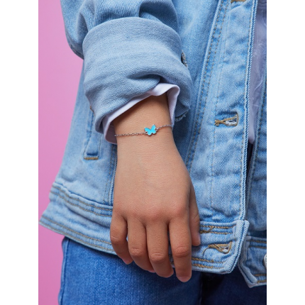 PULSEIRA PRATA MAREA MENINA