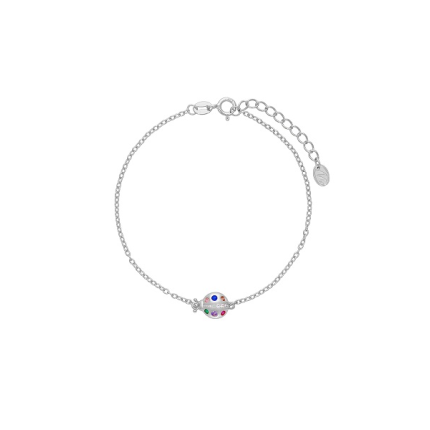 PULSEIRA PRATA MAREA MENINA