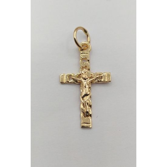 CRUCIFIXO OURO AMARELO 9K