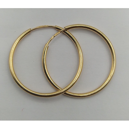 ARGOLAS OURO AMARELO 9K