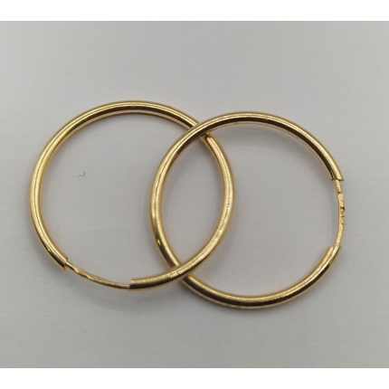 ARGOLAS OURO AMARELO 9K