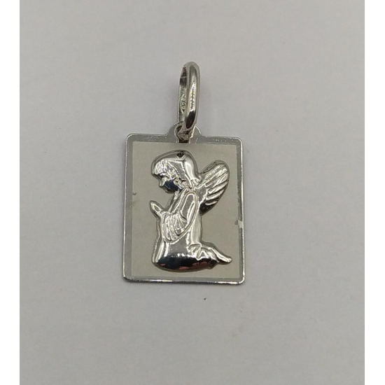 MEDALHA PRATA RODEADA