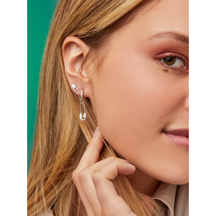 BRINCOS PRATA RODEADA MAREA  BRINCOS PRATA RODEADA MAREA