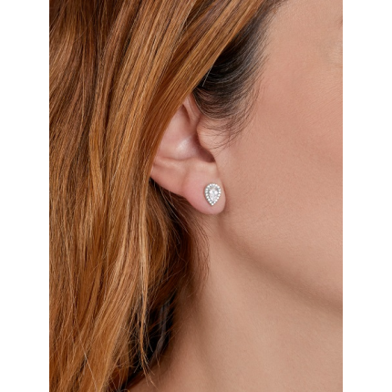 BRINCOS PRATA RODEADA MAREA ''ZOE'' BRINCOS PRATA RODEADA MAREA ''ZOE''