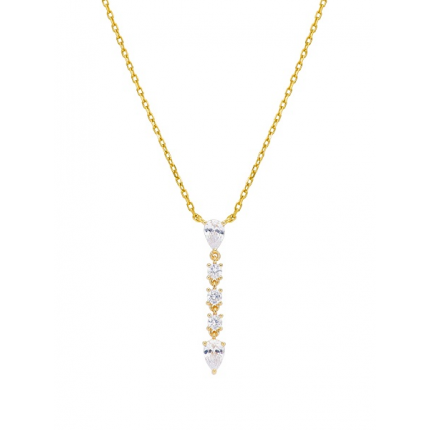 COLAR PRATA DOURADA MAREA 