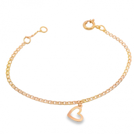 PULSEIRA OURO AMARELO 19K CRIANÇA