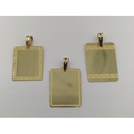 MEDALHA OURO AMARELO 9K