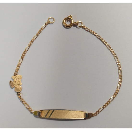 PULSEIRA OURO AMARELO 19K CRIANÇA PULSEIRA OURO AMARELO 19K CRIANÇA