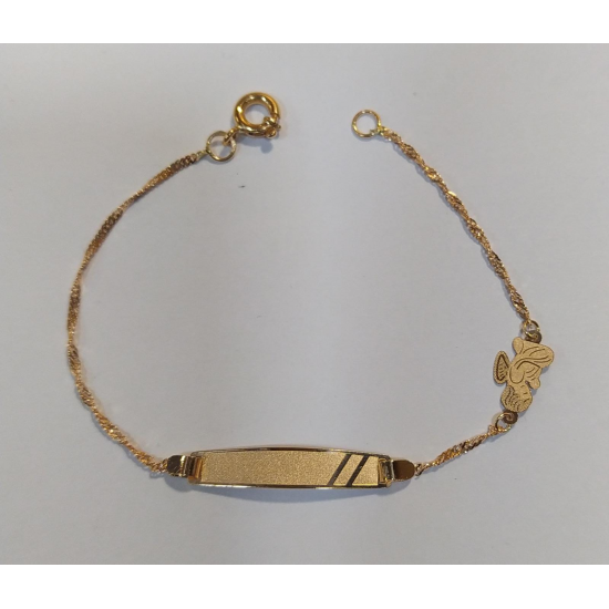 PULSEIRA OURO AMARELO 19K CRIANÇA