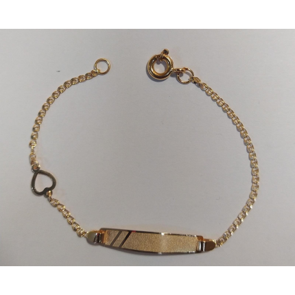 PULSEIRA OURO AMARELO 19K CRIANÇA
