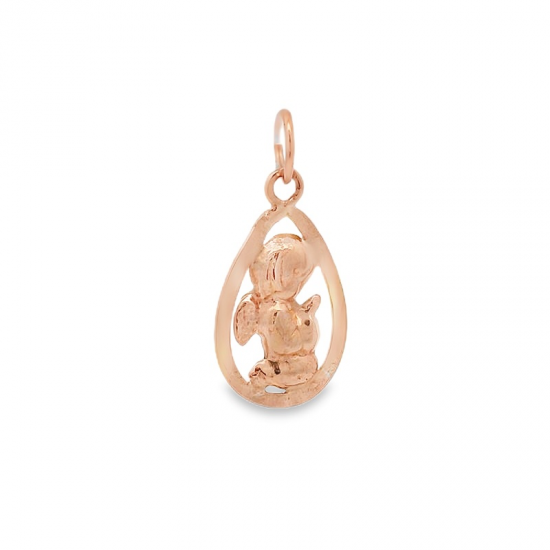 MEDALHA OURO AMARELO 9K