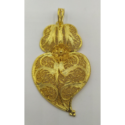 Medalha Filigrana Prata Dourada Medalha Filigrana Prata Dourada