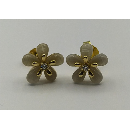 BRINCOS PRATA DOURADA