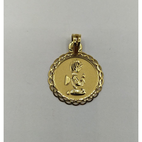 Medalha Ouro Amarelo 19k