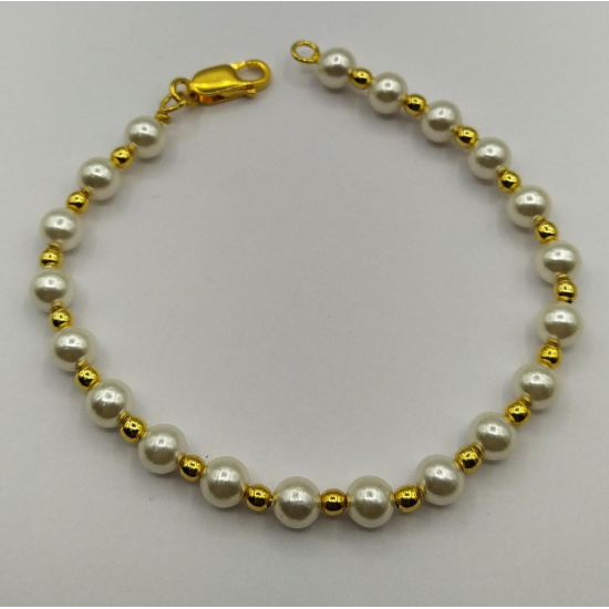 PULSEIRA PRATA DOURADA