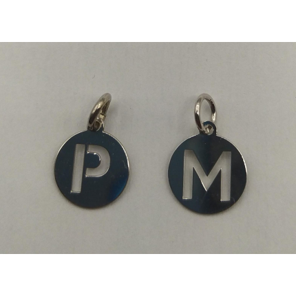 MEDALHA PRATA RODEADA