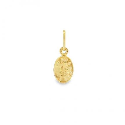 MEDALHA OURO AMARELO 19K