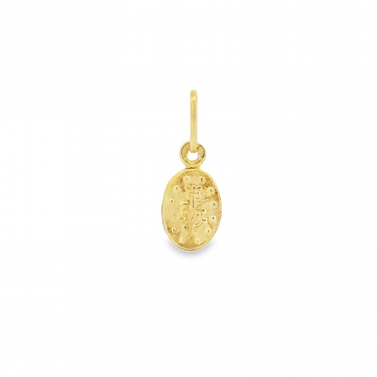 MEDALHA OURO AMARELO 19K