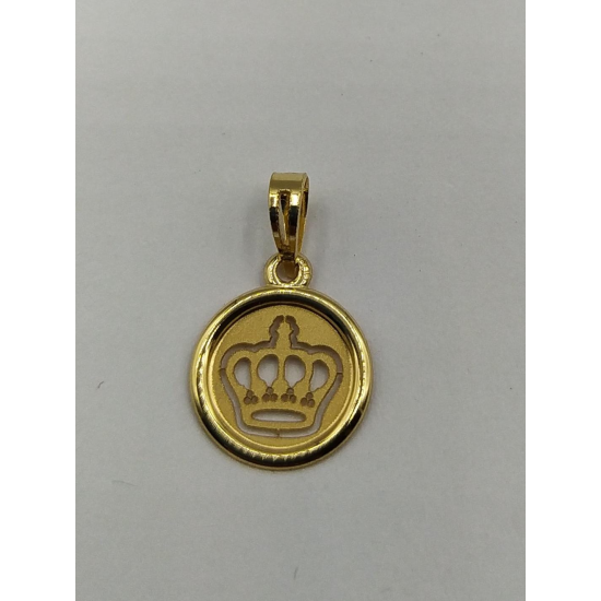 MEDALHA OURO AMARELO 19K