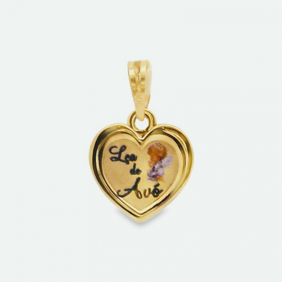 MEDALHA OURO AMARELO 19K