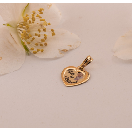 MEDALHA OURO AMARELO 19K