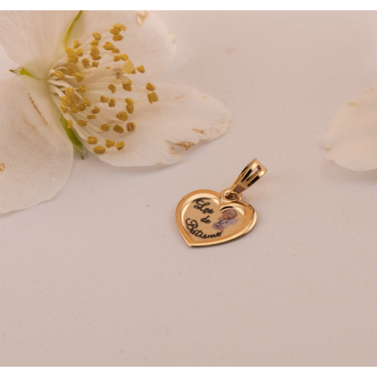 MEDALHA OURO AMARELO 19K