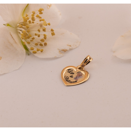 MEDALHA OURO AMARELO 19K