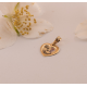 MEDALHA OURO AMARELO 19K