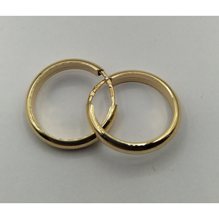 ARGOLAS OURO AMARELO 9K