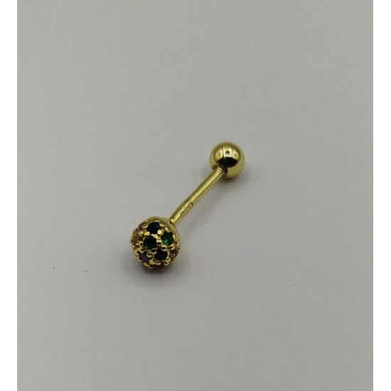 Piercing Prata Dourada Piercing Prata Dourada